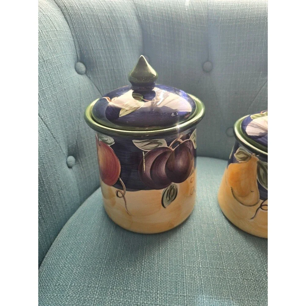 Amelia Ceramic Canister 3 piece set